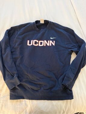 Nike Navy UCONN Crewneck